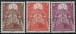 Luxemburgo 1957 Yvert 531/33 Europa CEPT montado sin montar o nunca montado en muy buen estado - Imagen 1 de 1