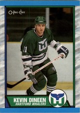 1989-90 O-PEE-CHEE NHL HOCKEY #20 KEVIN DINEEN HARTFORD WHALERS