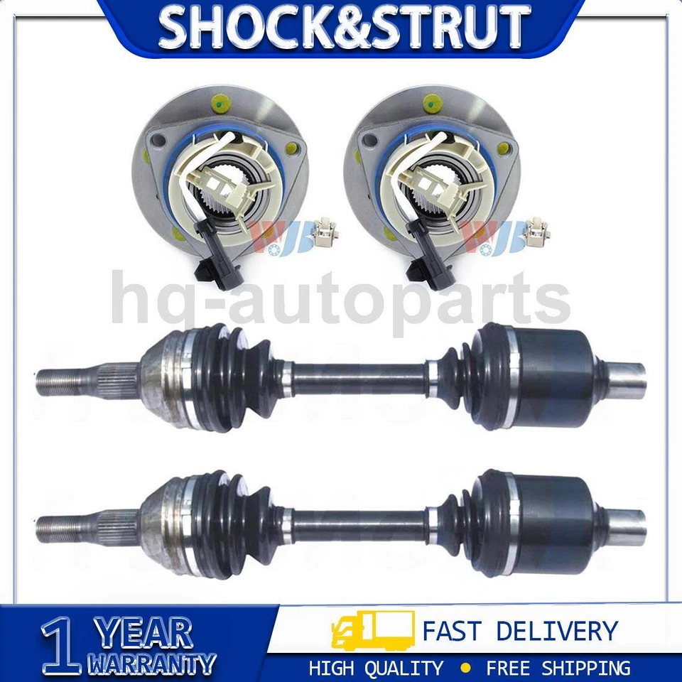 Eje CV + cojinete de cubo de rueda para Cadillac DeVille 2005 2004 2003 2002 2001 Foto 1 de 4