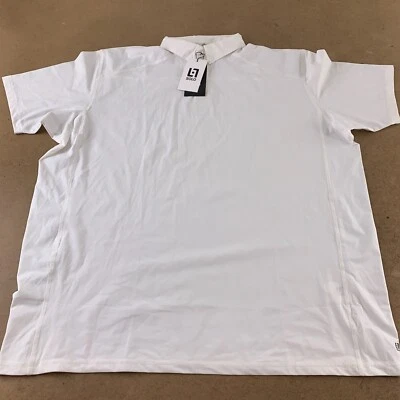 Polo Solo Golf Co Para Hombre Talla XXL Blanco Manga Corta Nuevo Con Etiquetas Foto 1 de 4