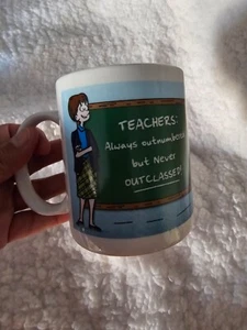 Linyi Sliver Phoenix Teachers Outnumbered Coffee Mug White 11oz - Picture 1 of 8