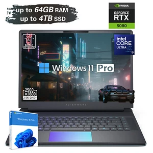 Alienware 18 Area-51 Gaming Laptop 18"Intel Ultra 9 275HX RTX 5080 64GB RAM 4TB - Picture 1 of 9