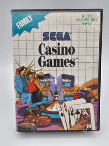 Casino Spiele (Sega Master System, 1989) ohne Handbuch - Bild 1 von 8