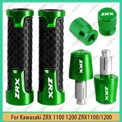  For Kawasaki ZRX 1100 1200 ZRX1100/1200 Motorcycle Grip Handlebar End Plug Kit Foto 1 de 4