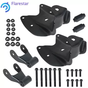 For F150 F250 Rearward Leaf Spring Shackle & Bracket Hanger Set LH & RH Side - Picture 1 of 11