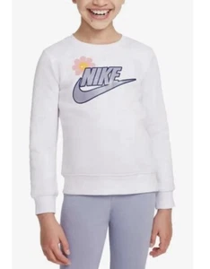 Nike Sweatshirt Girls Size 3T White Pullover - Picture 1 of 10
