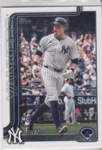 2025 Topps series 1 Ben Rice rookie base card #337 New York Yankees - Picture 1 of 2
