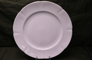Block Bone WINDSOR tutto bianco 12" piatto da portata tritatutto tondo smerlato - Foto 1 di 5
