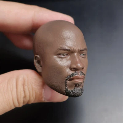 1/6 Scale Painted Delicate The Luke Cage Mike Colter Head Sculpt Fit 12" Figure - Image 1 of 3