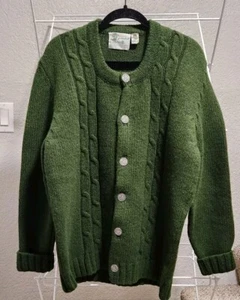 Cárdigan Suéter Trachtenhaus Golimbeck Lana Verde Alemania Occidental Oktoberfest De Colección - Imagen 1 de 15