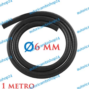 1 Metro Tubo Carburante Benzina Diesel Gasolio per Auto Moto Diametro 6 mm - Foto 1 di 3