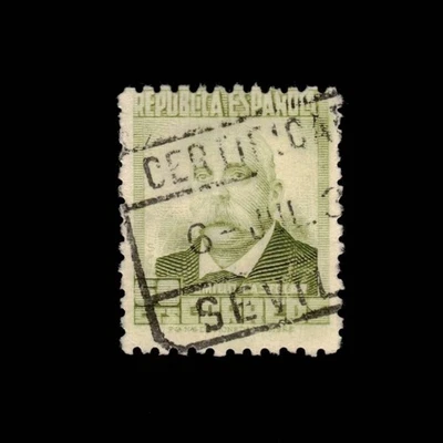 España, Scott 538, Emilio Castelar, 1931-1934, usado, 110177 Foto 1 de 2