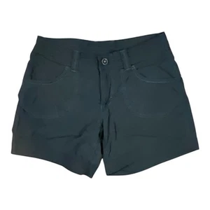 Kuhl Shorts Womens 6 Grey Mid Rise Hiking Buttoned Pockets Stretch Chino - Picture 1 of 5