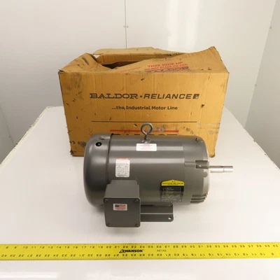 Baldor JMM3710T 7.5HP AC Electric Motor 1770RPM 208-230/460V 3PH 213JM Frame New - Image 1 of 4