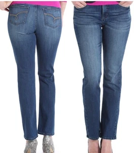 *NWT* LEE RIDERS Midrise Straight Jeans Women's Size 10 Petite Riverton Blue New - Picture 1 of 10