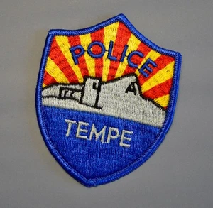 Scarce Vintage Tempe Arizona Police Older Style Patch ++ Mint AZ - Picture 1 of 2