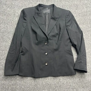Blazer monopetto Lafayette 148 New York misto lana manica lunga donna 12P - Foto 1 di 11