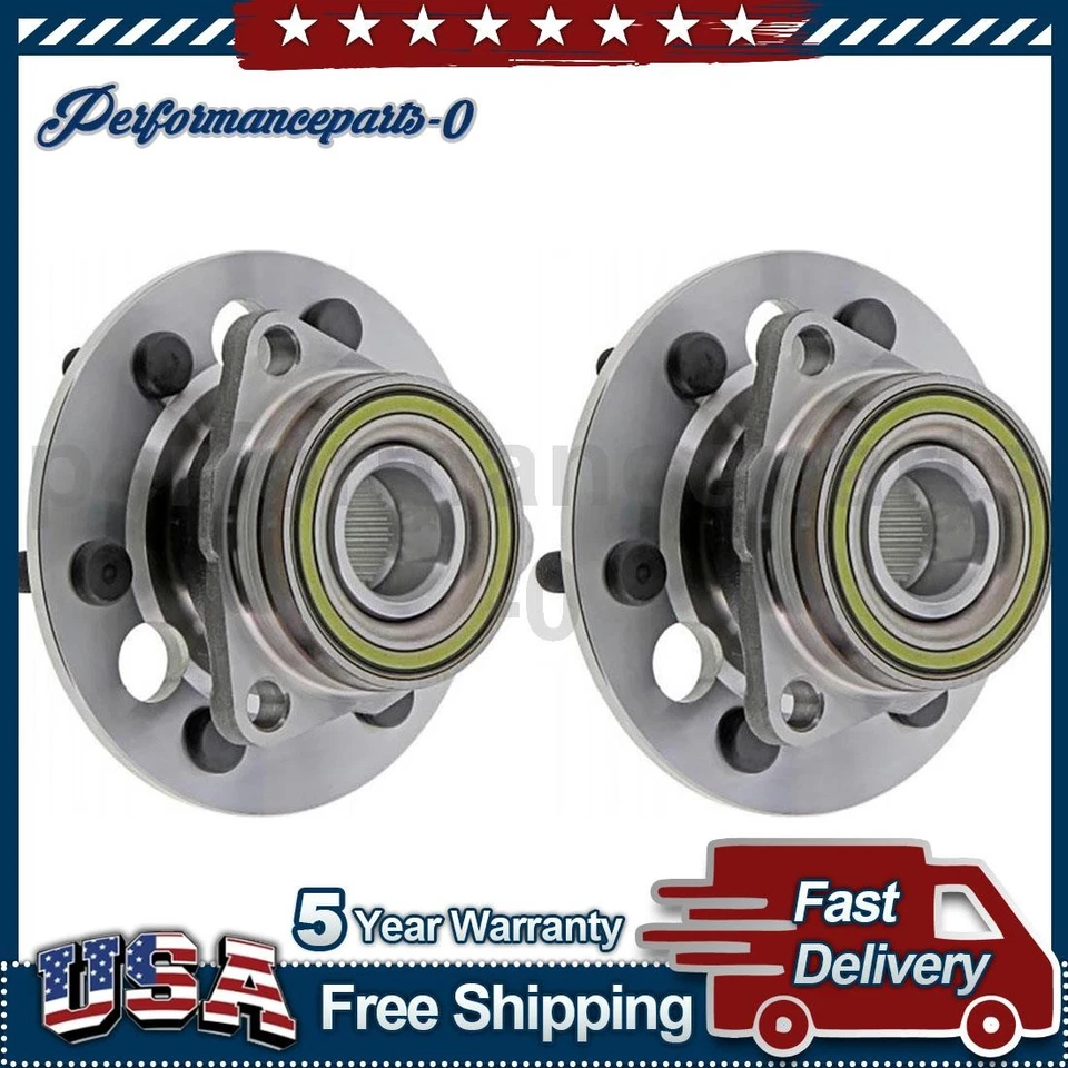 Conjunto de cojinete y buje de rueda delantera para Chevrolet K1500 1988-1991 Foto 1 de 4