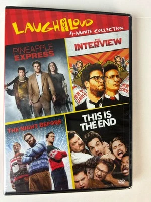 Comedy 4 Movie DVD Interview Night Before Pineapple Express The End New Sealed - Image 1 of 4