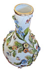 VASE EN PORCELAINE de SAXE Polychrome par Carl THIEME XIXeme Saxonian Porcelain