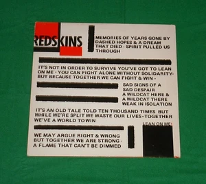 REDSKINS Lean On Me SKINHEAD DANCE ALT ROCK  12" 1983 - Imagen 1 de 3