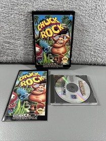 Chuck Rock Sega CD Complete in Box CIB Excellent Condition