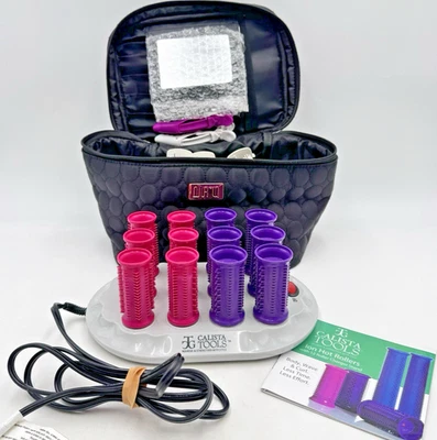 Juego de rodillos calientes de iones Calista Tools estilo corto con 12 rodillos 11 clips 3 secciones Foto 1 de 4