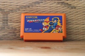 Rockman 4 Aratanaru Yabou New Anbisious Japan Nintendo Famicom FC VG!