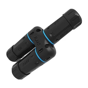 Two-In-One RJ45 8P8C CAT6 Gigabit Networking Cable Connector Splitter with IP68 - Afbeelding 1 van 8
