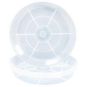6 Pack Plant Saucer Drip Tray, 4 5 6 8 9 10 12 14 16 18 inch, Heavy Sturdy Pl... - Picture 1 of 6