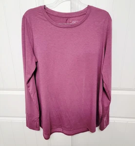 Tek Gear Damengröße Large Dry Tek Langarm Tunika Active Shirt mauve pink gebraucht, in einwandfreiem Zustand - Bild 1 von 10