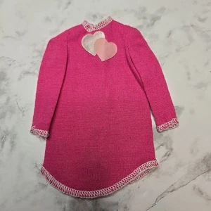 1985 Barbie My First Fashions 2121 Pink Heart Nightgown Nightshirt - Picture 1 of 5