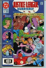 Justice League Quarterly 1990 series # 5 near mint comic book