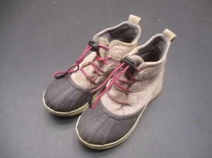 Sorel Caribou Größe 3 Mädchen Wildleder Naturkautschuk Handarbeit Schneestiefel SH-9 - Bild 1 von 10