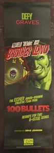 DEFY GRAVES: BROTHER LONO FROM 100 BULLETS / 11" x 34" IN-STORE PROMO POSTER - Picture 1 of 1