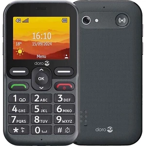 Doro Leva L10 4G Black 128MB + 64MB Single-SIM Factory Unlocked SIMFree NEW - Picture 1 of 4