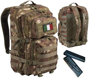 ZAINO MILITARE Vegetato Italia MODULARE Mil-tec LARGE 45 LITRI con penna tattica - Foto 1 di 10