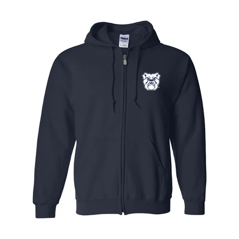 Butler Bulldogs Primary Logo LC Full Zip Hoodie - Navy Cover