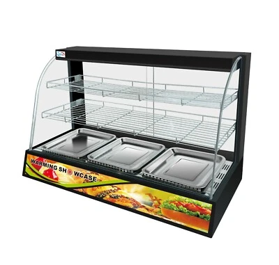 Warmer Display Cabinet Counter Electric Pie Pasty Sausage Rolls Hot Food B New - Image 1 of 4