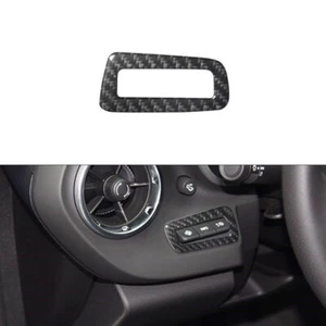 Head Display Switch Button Cover Trim For Chevrolet Camaro 2016-18 Carbon fiber - Picture 1 of 11