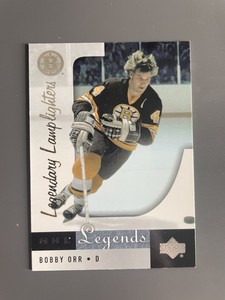2001-02 Upper Deck Legends Bobby Orr #89 HOF Legendary Lamplighters