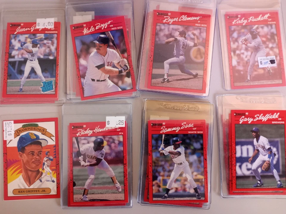 1990 Donruss Baseball Singles - Pick From List - Image 1 of 1