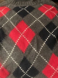 Lands End (Size 6x-7) Plaid Sweater Boys - Picture 1 of 3