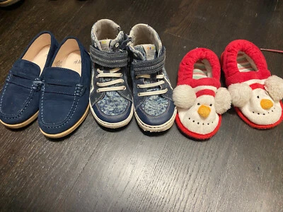 Lote de 3 pares de zapatos Geox/H&M para niños pequeños talla EU 26/US talla 9 Foto 1 de 4