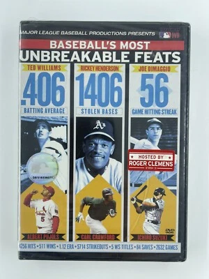 Baseball's Most Unbreakable Feats (DVD, 2007) Foto 1 de 4