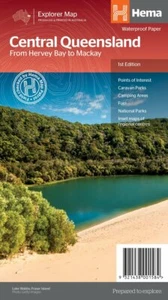 HEMA MAPS CENTRAL QUEENSLAND 1ST EDITION - HERVEY BAY TO MACKAY - PARKS CAMPING - Picture 1 of 1