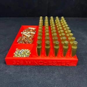 Bullet Tray Reloading 308 WIN RCBS Hornady Dillon Lyman Pocket Tray Holds 50