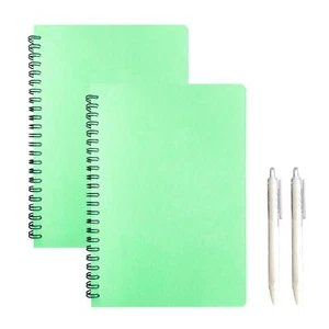 Dotted Journal Notebook 2-Pack Spiral Bullet Dot Grid Journals 8.3" x 5.7" 20... - Picture 1 of 6