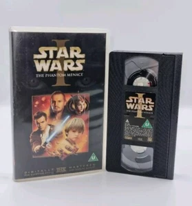 Star Wars Episode 1 VHS PAL Video Tape Phantom Menace Big Box Ex Rental Cert U - Picture 1 of 5