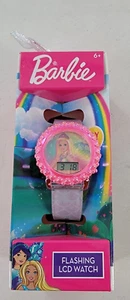 NEW Mattel Barbie Watch, Flashing LCD, Digital - Picture 1 of 3